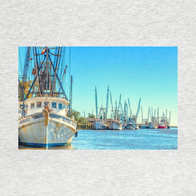 Darien Shrimp Boats by Gestalt Imagery